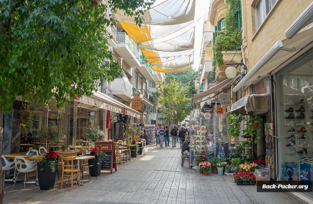 Die Ledras Straße stellt die Fußgängerzone dar und ist der Ausgangspunkt zur Erkundung der Sehenswürdigkeiten in Nikosia