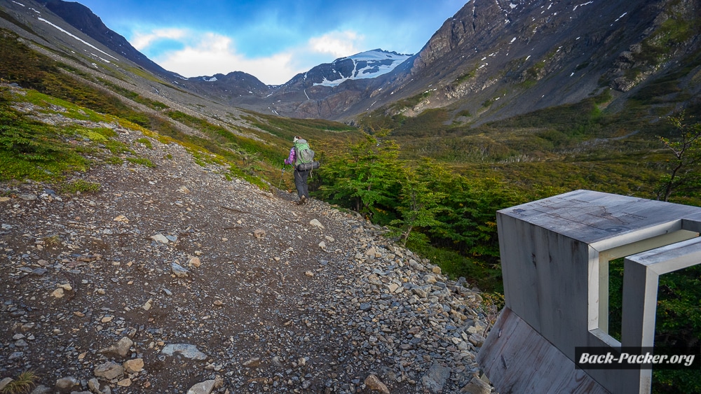 Anstieg zum Garner Pass