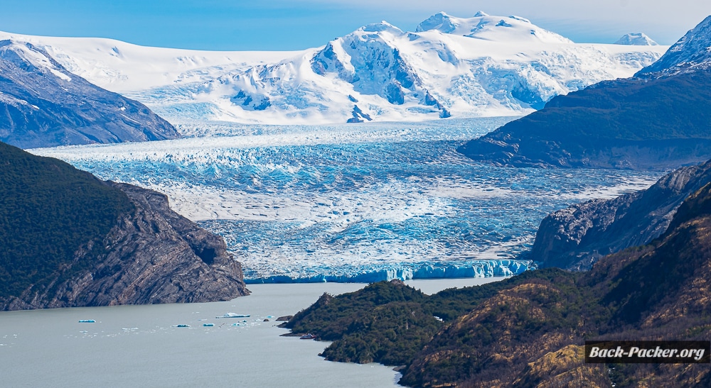 Grey Gletscher im Torres del Paine Nationalpark