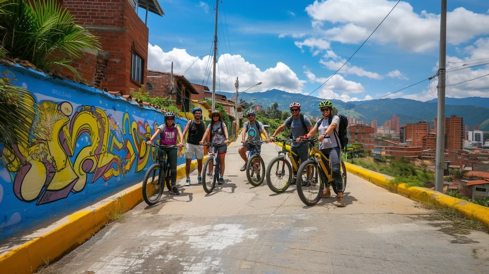Tourgruppe Radtour Medellin