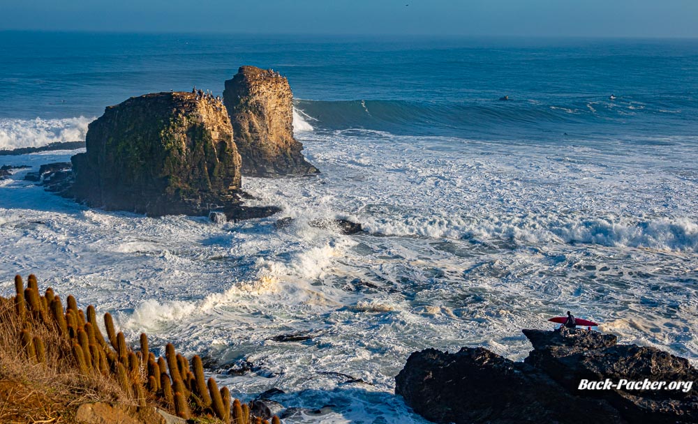 blick auf punta de lobos nahe pichilemu